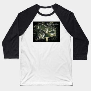 Fir Street & 10th Avenue, Seattle, WA by MWP Baseball T-Shirt